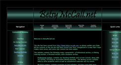 Desktop Screenshot of betsymccall.net